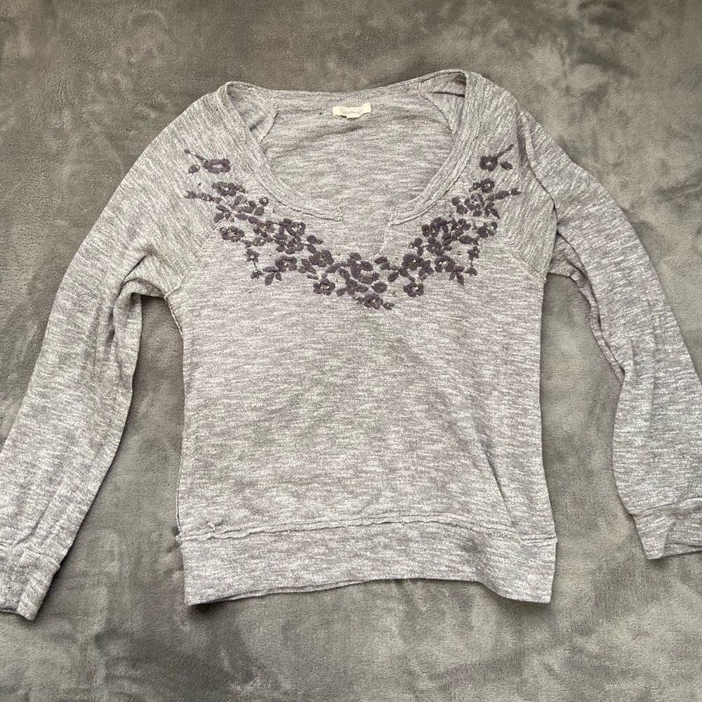 Grey sweater from Aerie